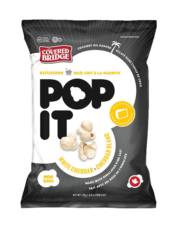 Pop It Kettlecorn Popcorn - White Cheddar