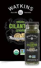 Watkins Organic Cilantro Leaves