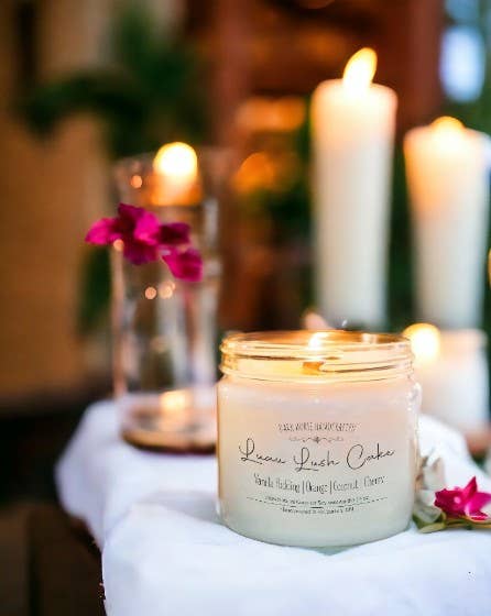 Luau Lush Cake - Scented Coconut Soy Candle