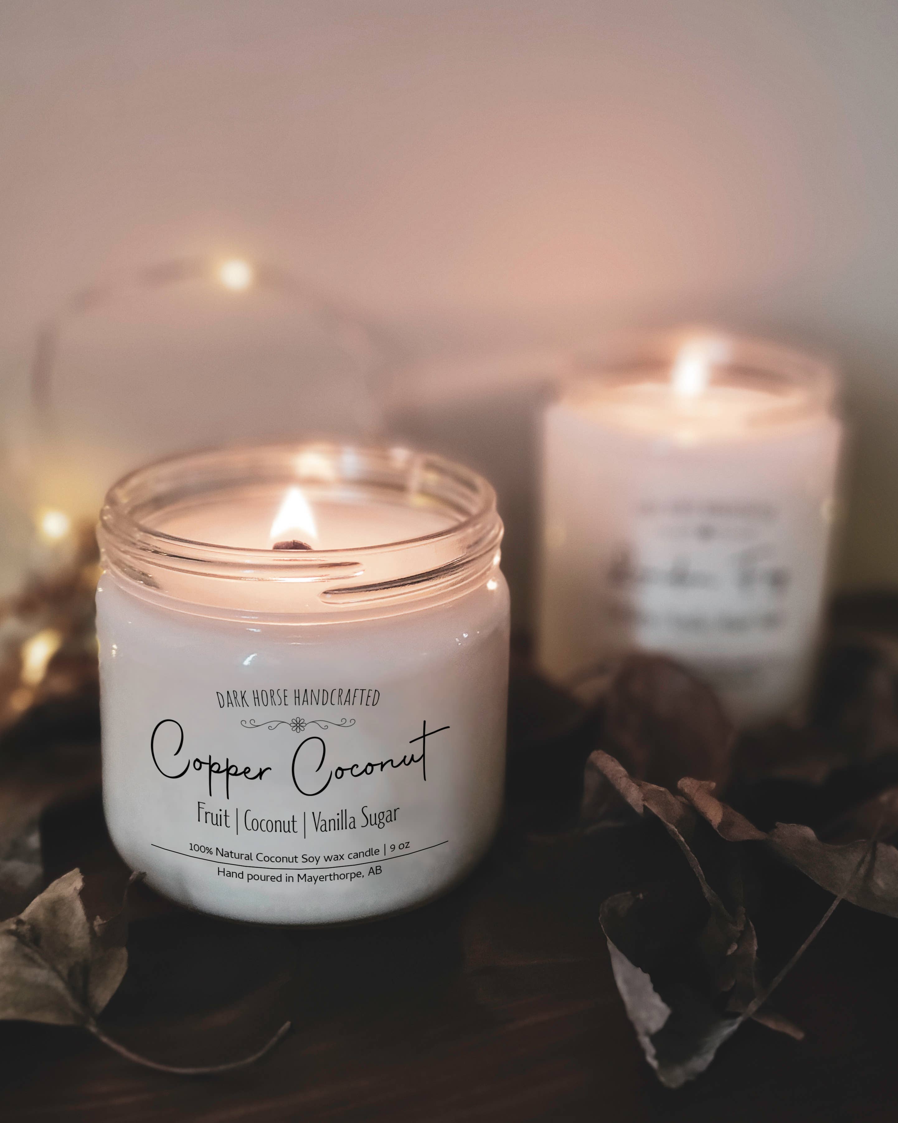 Copper Coconut - 100% Natural Coconut Soy Wax Candle