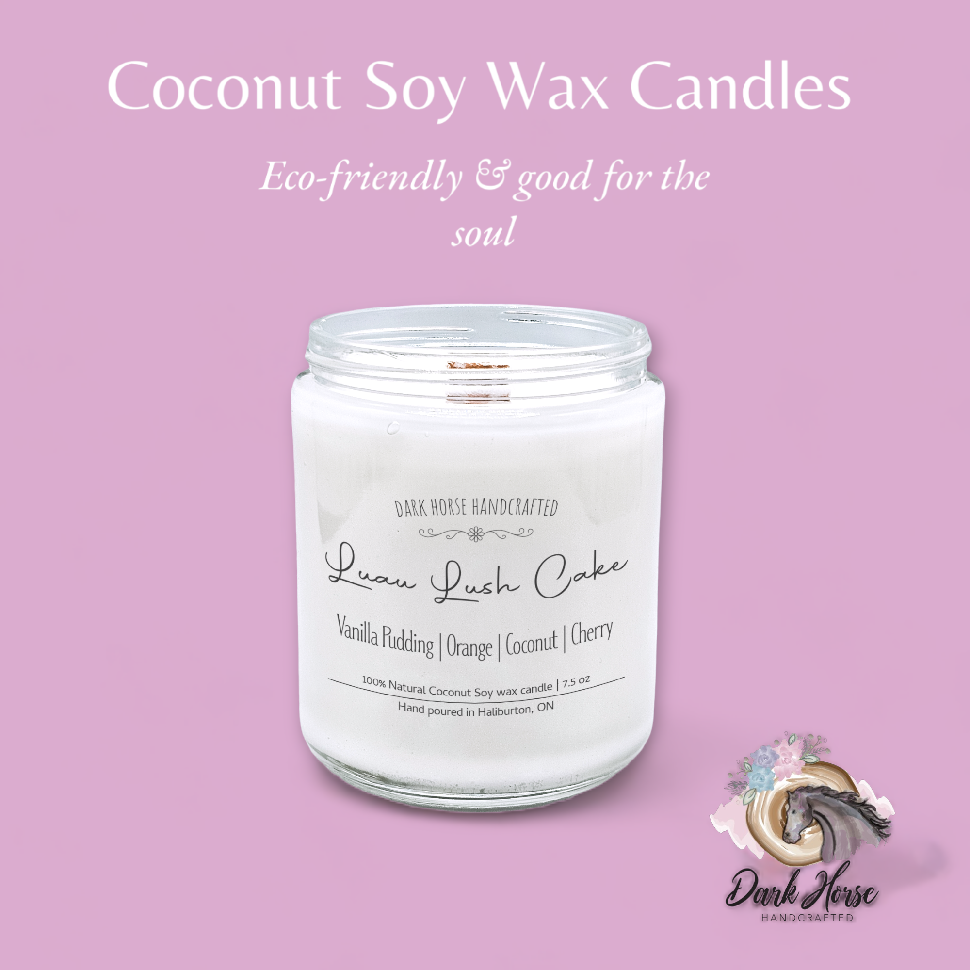 Luau Lush Cake - Scented Coconut Soy Candle