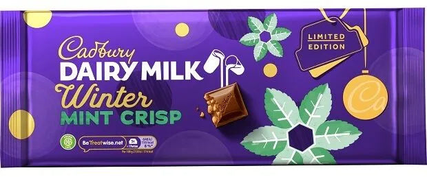 Cadbury Dairy Milk Winter Mint Crisp 360g