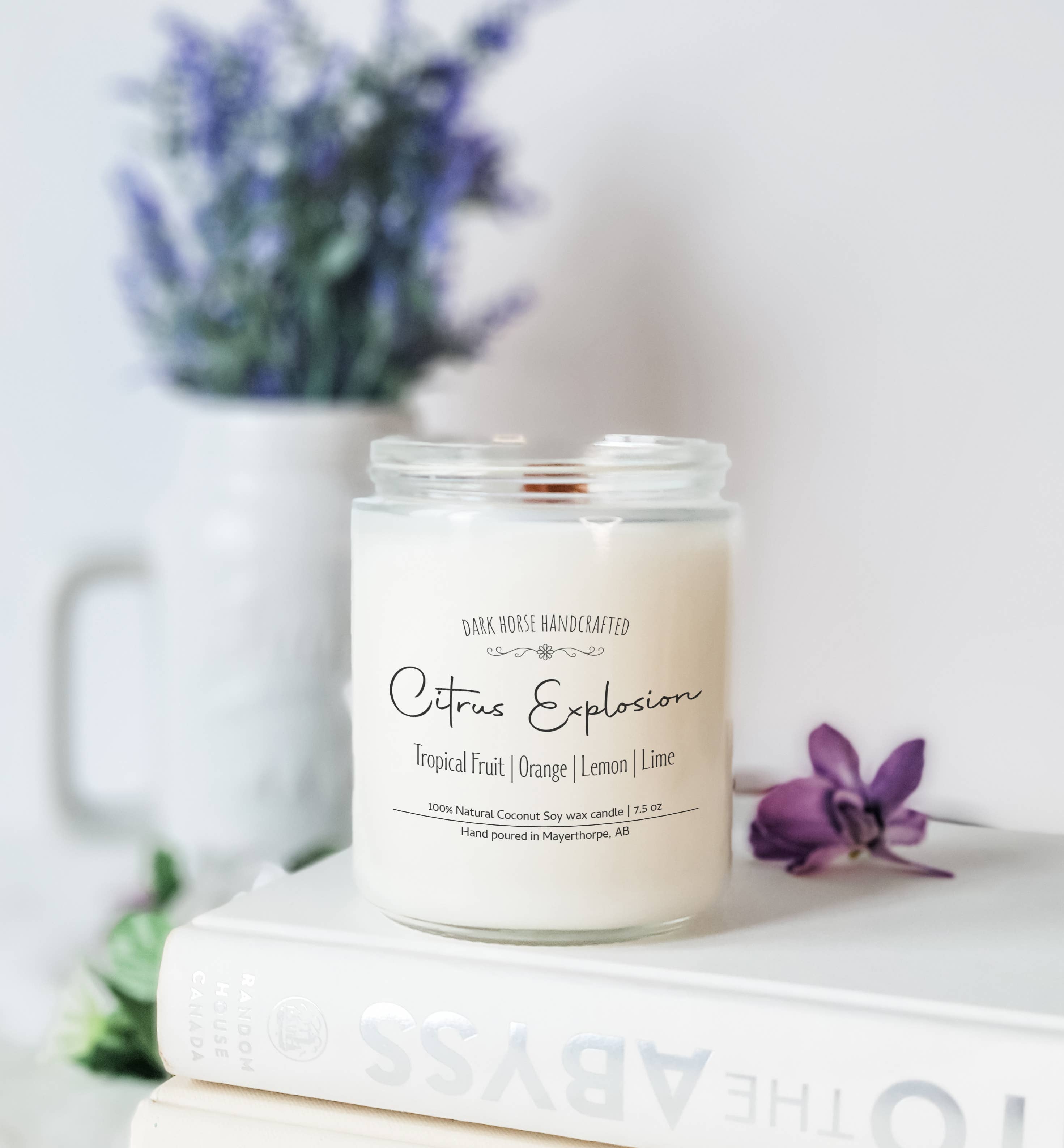 Citrus Explosion - 100% Natural Coconut Soy Wax Candle