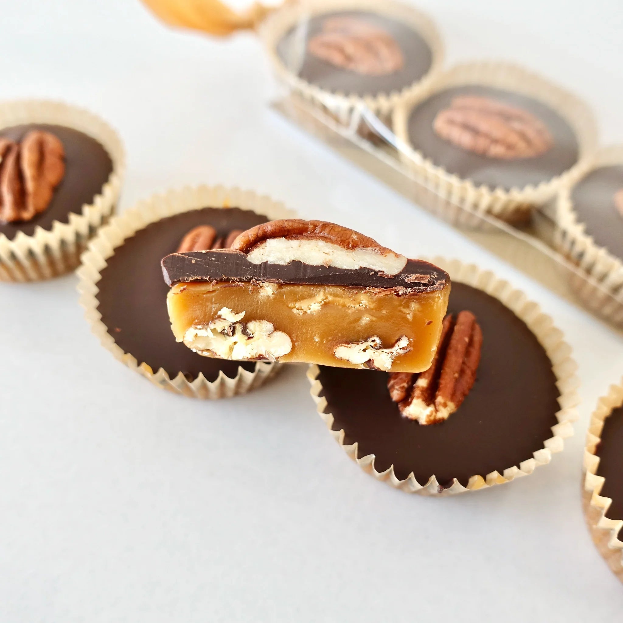 Succulent Chocolate - Nutty Caramel Cups