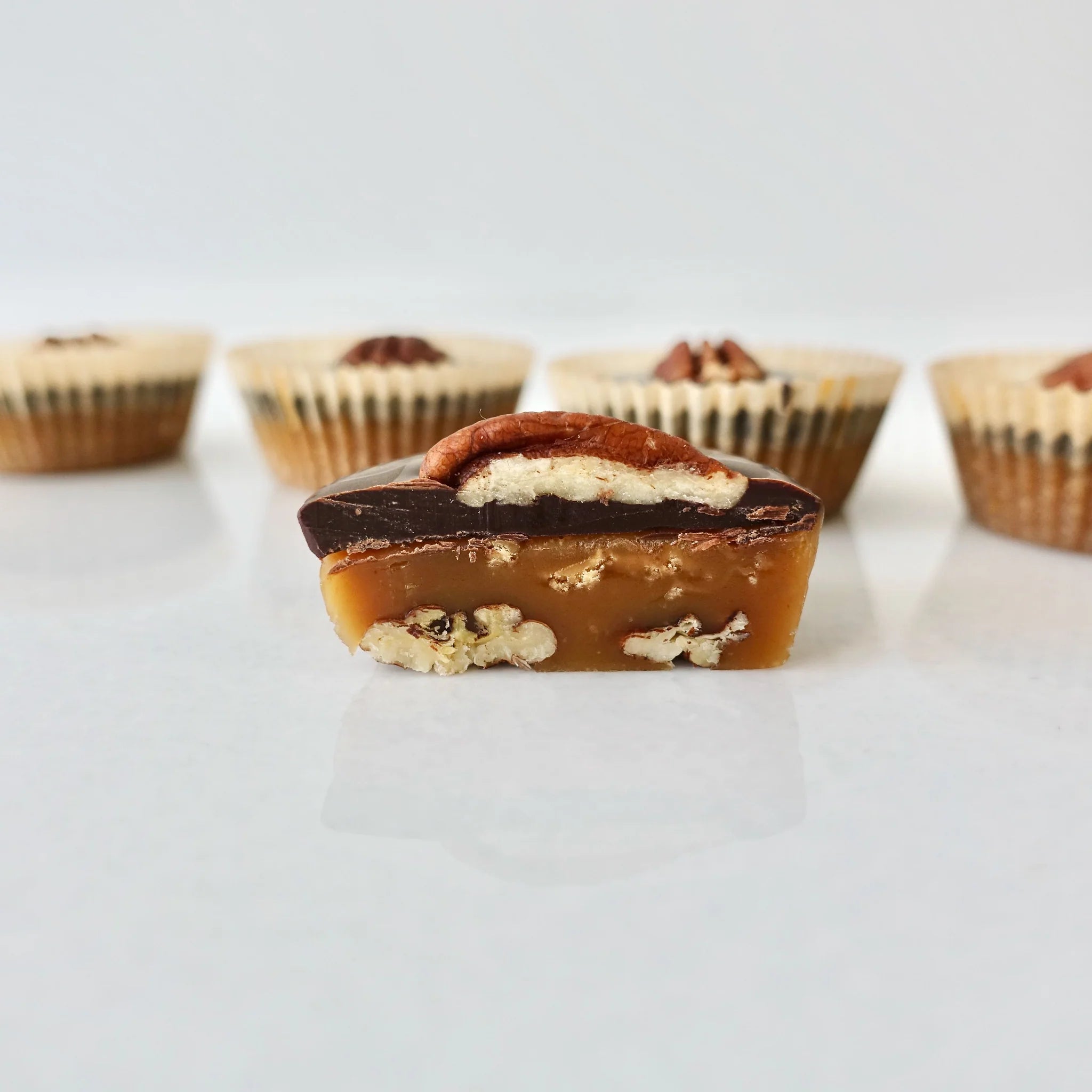 Succulent Chocolate - Nutty Caramel Cups