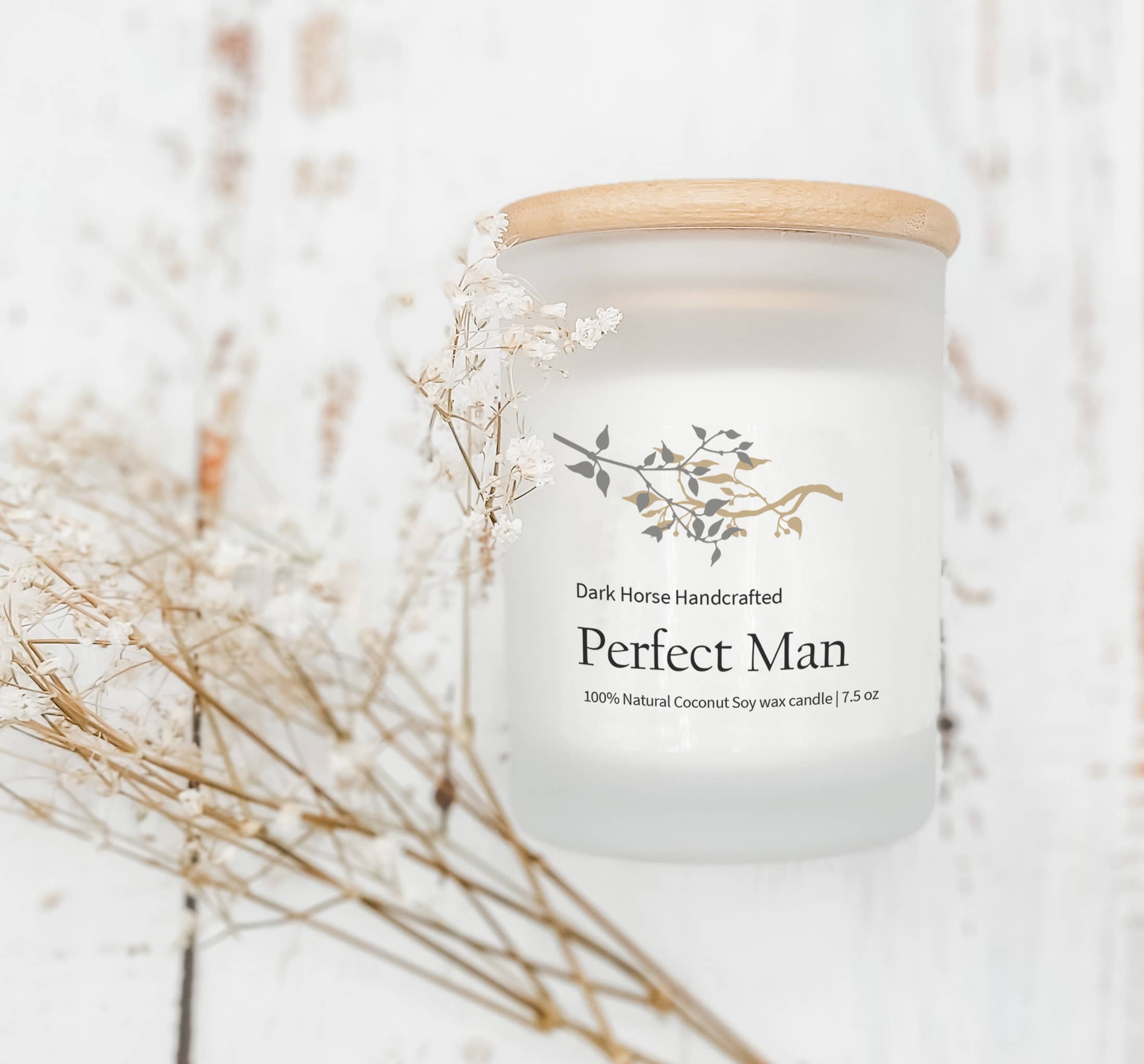 Perfect Man - Luxury Natural Coconut Soy Candle